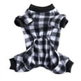 thumbnail image 1 of Soft Comfortable Lovely Plaid Pajamas For Small Medium Dogs, Puppy Pet Autumn & Winter Jumpsuit Clothes, 1 of 7