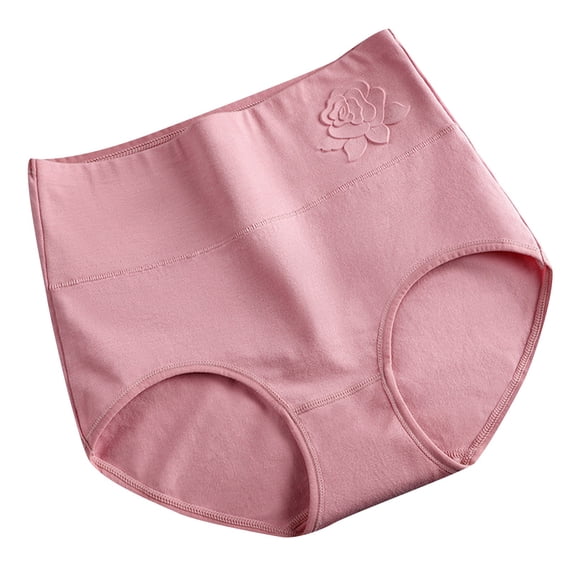 Mens Womens Underwear Panties 's High Waisted Cotton Postpartum Tummy Hip Lifting Plus Size Briefs Cool Breathable Panties with Full-Coverage