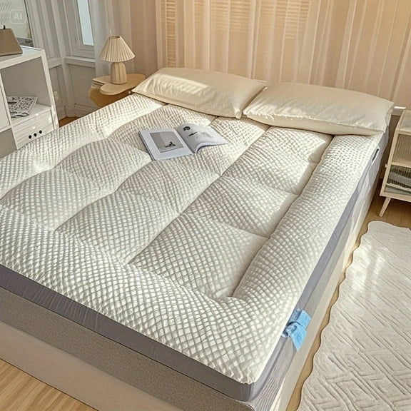 Soft Comfortable Roll Up Mattress, Japanese Floor Mattress Foldable Portable for Home Dormitory, Double Single Thai Massage Bed Mattresses Floor Lounger Bed