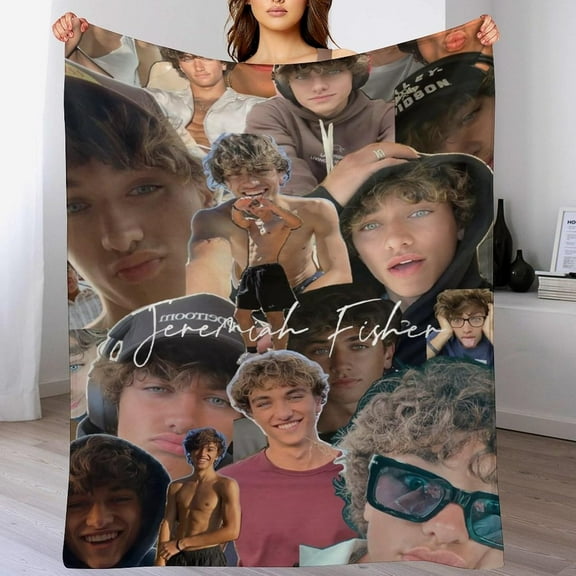 Soft and Comfortable Warm The Wool Gavin Star Casalegno Blanket Fan Gift Suitable for Room Sofa Bed Car Lets Trip Camping Sofa Decoration Jeremiah Star Fisher Blanket Merch 30x40