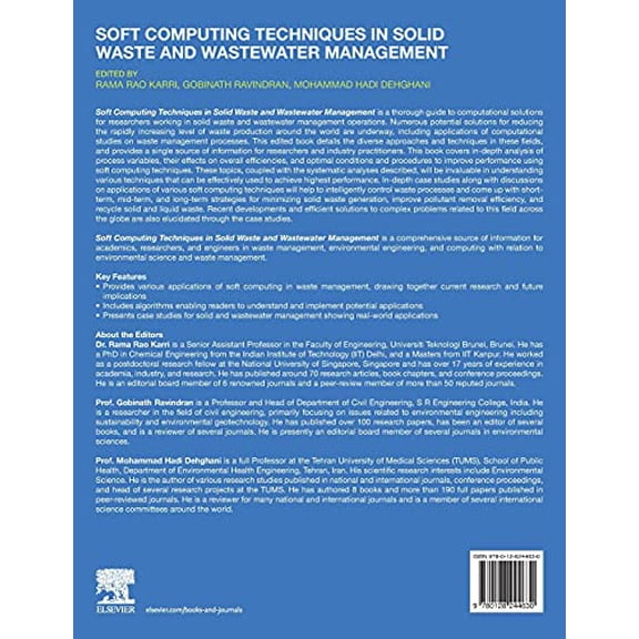 Pre-Owned Soft Computing Techniques in Solid Waste and Wastewater Management, (Paperback)