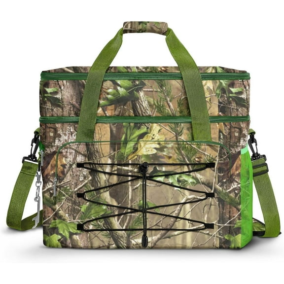 Soft Cooler Bag 60 Can Collapsible Insulated Sided Cooler Large Leakproof Camping Cooler Picnic Waterproof Beach Cooler Meal Prep Bag Portable Travel Cooler for Shopping,Kayaking,Road Trips,Car