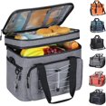 Soft Cooler Bag,Collapsible Soft Sided Cooler,24/30/60/75 Cans Beach