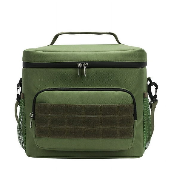 Soft Cooler Bag with Hard Liner, Large Insulated Picnic Lunch Box, Cooling Bag for Camping, BBQ, Family Outdoor Activities (02)