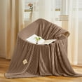 thumbnail image 1 of Soft Cooling Blanket, Summer Weight Throw, Lightweight Polyester Fleece for Hot Sleepers, Travel, 1 Count, 1 of 6