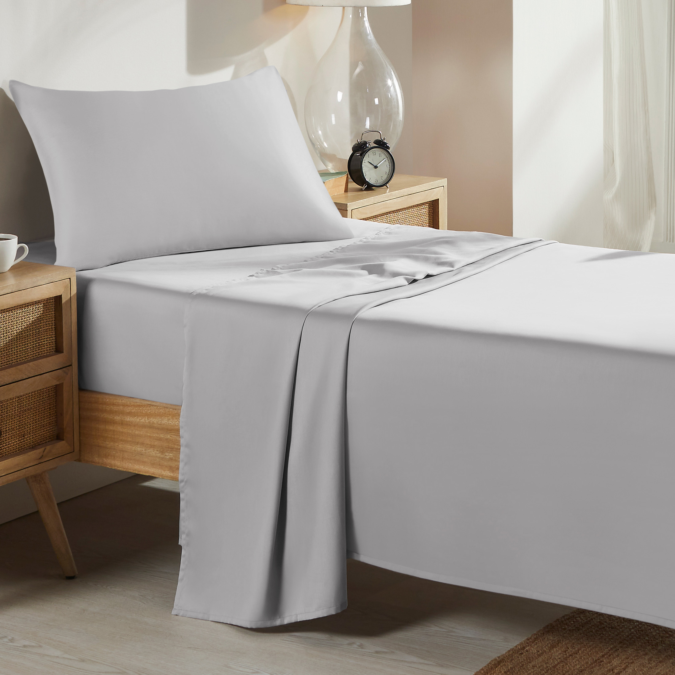 Soft Cooling Sheets, 100 Cotton Sheets TwinXl Size Bed Sheet Sets