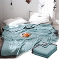 thumbnail image 1 of Soft Cooling Weighted Blanket for Adults - Breathable All-Season Quilted Throw Blanket with Dark Gray Trim for Deep Relaxation,Stress Relief & Better Sleep,Machine Washable Comfort Bedding, 1 of 1