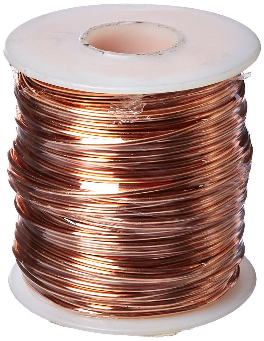 Uxcell 99.9% Soft Copper Wire, 20 Gauge/0.8mm Diameter 367 Feet/112m 1.1  Pound Spool Pure Copper Wire 
