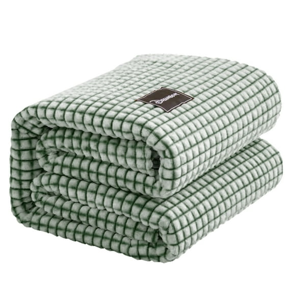 Soft Coral Fleece Blanket, Thickened Warm Siesta Throw, Cozy Milk Fleece Sofa Blanket for Winter Use