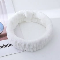 Soft Coral Fleece Headband Women Makeup Wash Face Spa Elastic Hair Band Fashion Female Girls Hair Accessories Wrist Washband