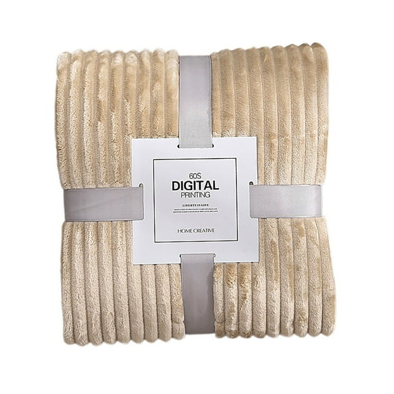 Soft Coral Velvet Hugging Blanket for Bed and Sofa Lightweight Cozy All Season Decorative Throw