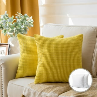 Throw Pillows in Decorative Pillows Yellow Walmart