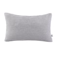thumbnail image 1 of Soft Corduroy Striped Velvet Rectangle Decorative Throw Pillow Cusion For Couch, 12" x 20", Gray, 1 Pack, 1 of 5