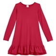thumbnail image 1 of Soft Cotton A-Line Ruffle Hem Dress, 1 of 9