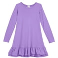 thumbnail image 1 of Soft Cotton A-Line Ruffle Hem Dress, 1 of 9