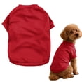 thumbnail image 1 of Soft Cotton Basic Dog T Shirt Lightweight Breathable Pullover Design for Small Medium Puppy, 1 of 9