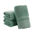 thumbnail image 1 of Soft Cotton Bath Towels Absorbent  Luxury Hand Bath Beach Face Sheet  Basic Towel Bathroom Accessories Jade Green, 1 of 11