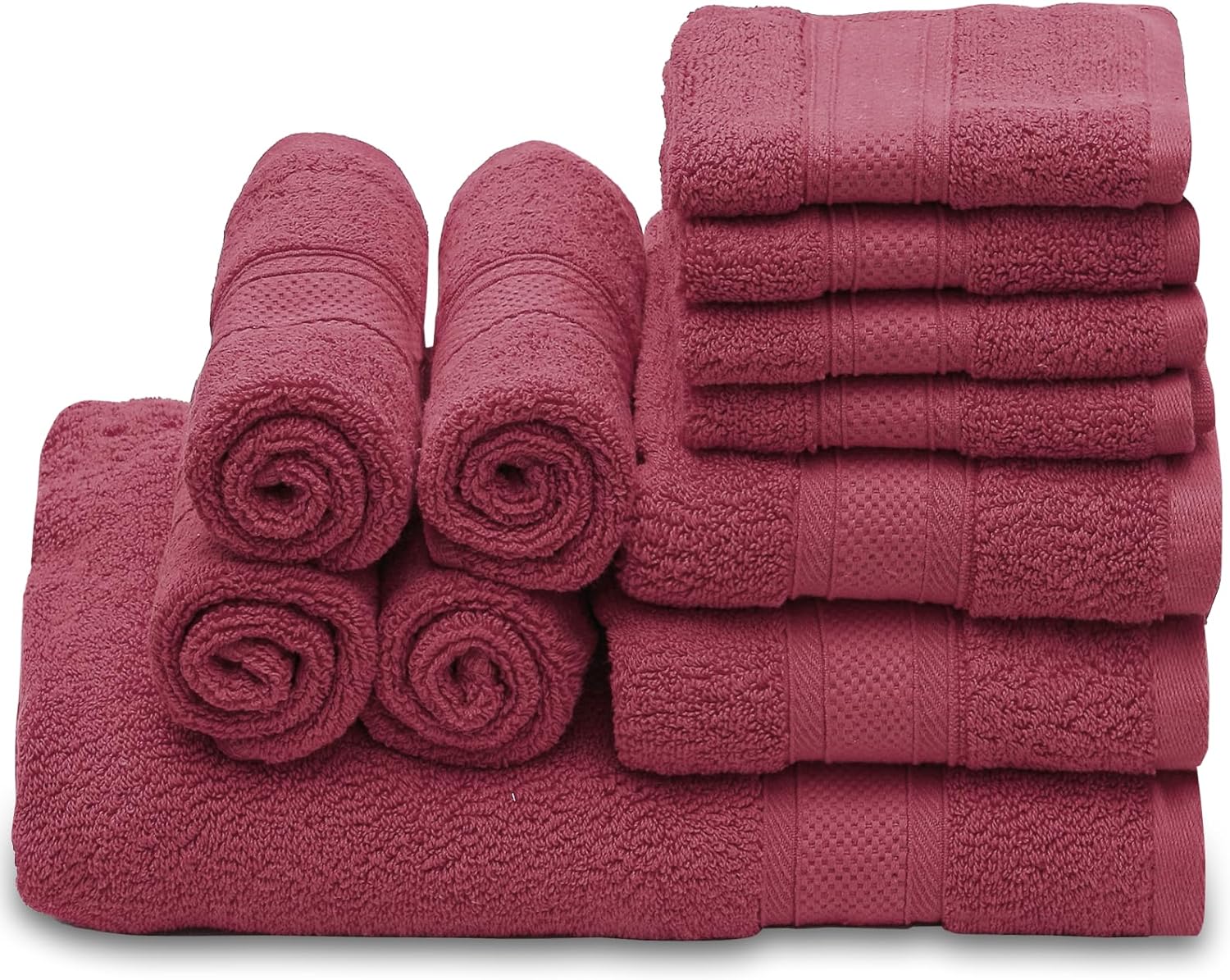 Soft Cotton Bathroom Towel Set For College Dorm, Contains Bath Towels, Hand Towels, Wash Cloths