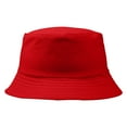 thumbnail image 1 of Soft Cotton Bucket Hat for Women Summer Outdoor Activities Beach Travel Sun Protection, 1 of 2