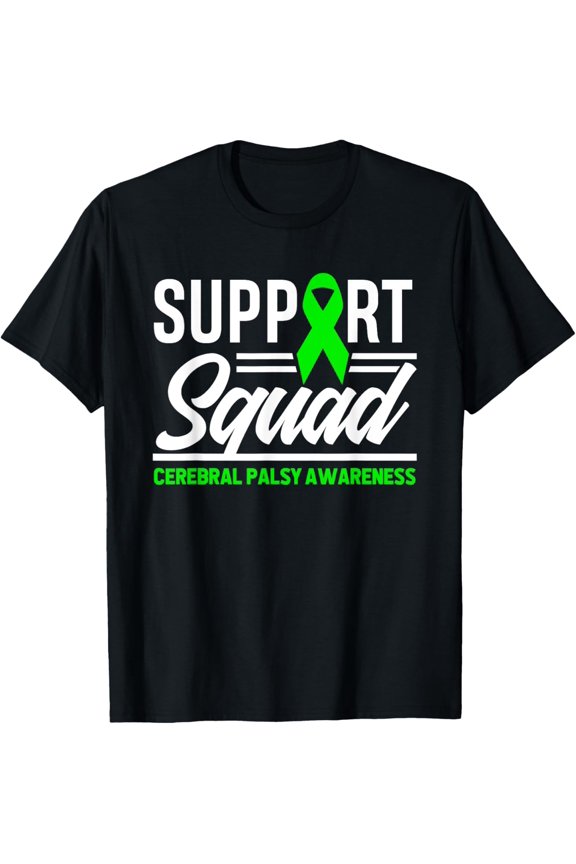 Soft Cotton - CP Warrior Support Squad Cerebral Palsy Awareness T-Shirt