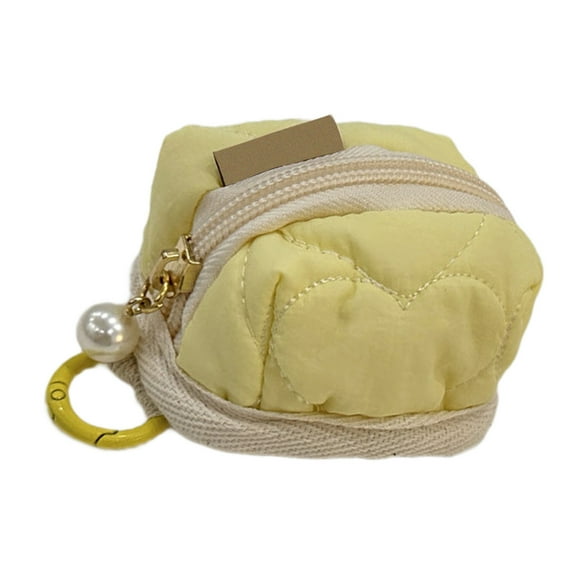 Soft Cotton Earphone Pouches Coin Purse With Practical Zippered Lipstick Storage For Fashion Enthusiasts And Student
