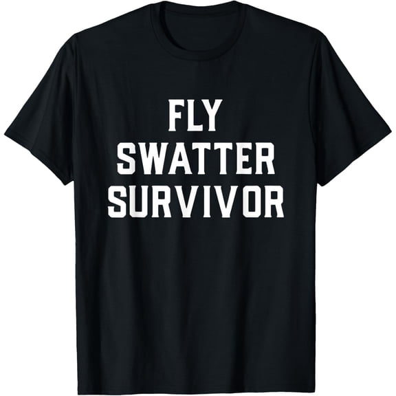 Soft Cotton - Fly Swatter Survivor Funny Insect Bug Mosquito Pest Control T-Shirt