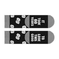 thumbnail image 1 of Soft Cotton Funny Calf Socks With Multiple Age Option 18th 21st 30th 40th 50th 60th For Adults Humorous Choices, 1 of 7