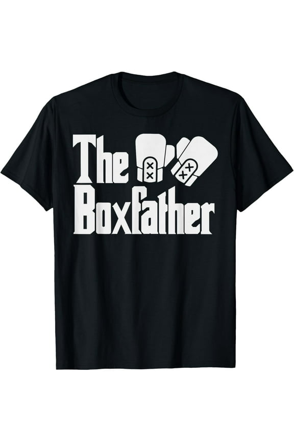 Soft Cotton - Funny Fathers Day The Box-father Boxing Boxer Dad Gift Men T-Shirt