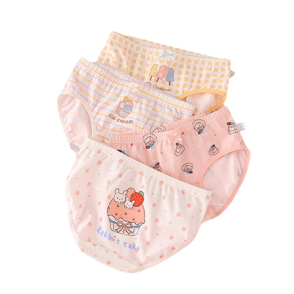 Comfortable and Breathable Girls' Underwear (3 Pieces)