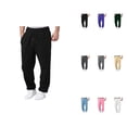thumbnail image 1 of Soft Cotton Kids Boys Jogger Sweatpants 4-Pack – Loose Fit, Elastic Waist with Functional Drawstring, Breathable Everyday Wear for Ages 2-14, 1 of 9