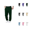 thumbnail image 1 of Soft Cotton Kids Boys Jogger Sweatpants 4-Pack – Loose Fit, Elastic Waist with Functional Drawstring, Breathable Everyday Wear for Ages 2-14, 1 of 8