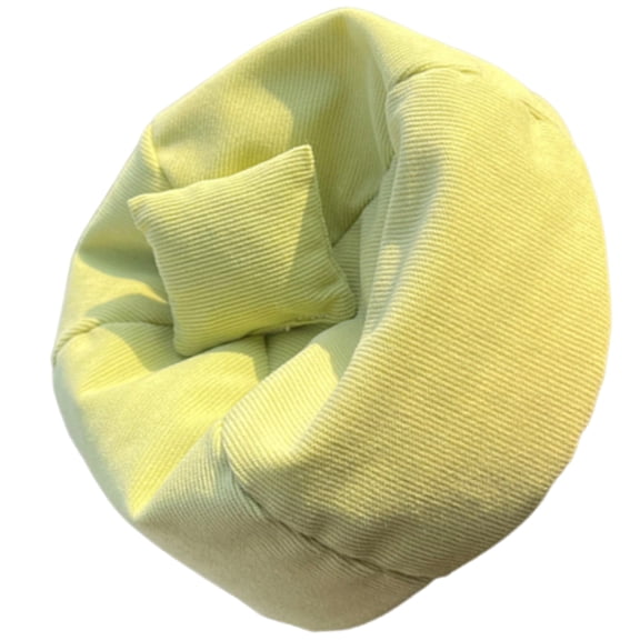 Soft Cotton Miniature Couch For Dollhouses 16cm Plush Doll Comfortable Display Shelf Decors Accessory
