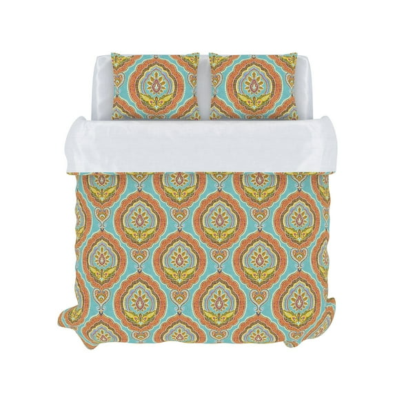 Soft Cotton Nico Aquarmarine Duvet Cover Set, King
