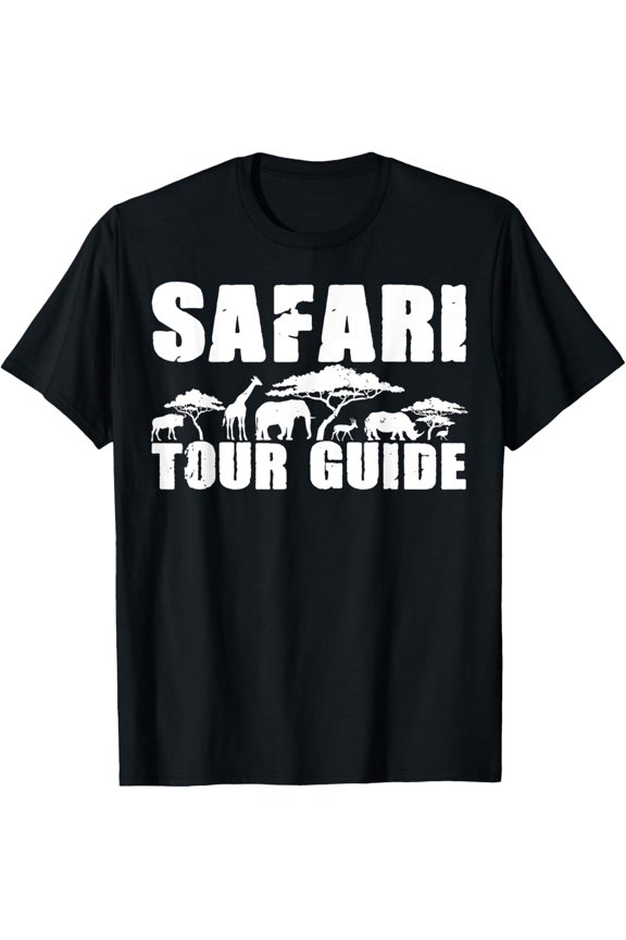 Soft Cotton - Safari Tour Guide Tshirt Kenya Tanzania Namibia Animal Gift T-Shirt