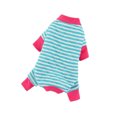 thumbnail image 1 of Soft Cotton Striped Pet Pajamas, Full-Body Bodysuit for Dogs & Cats, Comfortable Play & Sleepwear with Four-Leg Design, Elastic Fabric Anti-Slip, 1 of 6