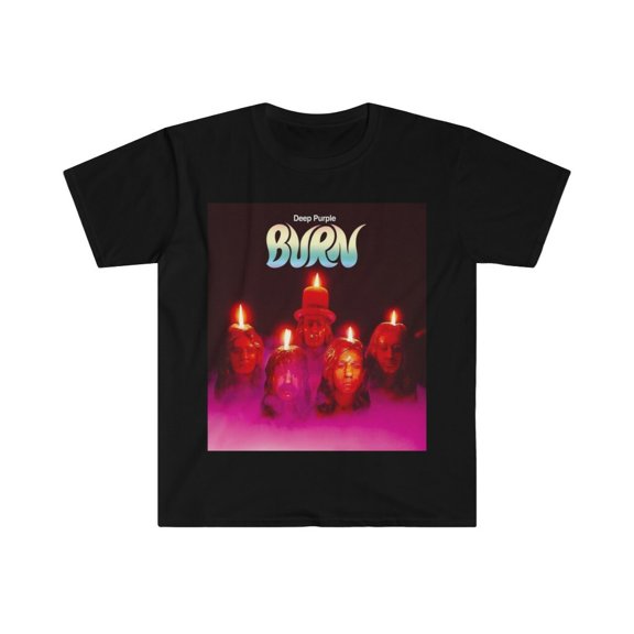 Soft Cotton T-Shirt. Deep Purple, Burn