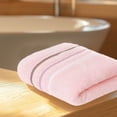 thumbnail image 1 of Soft Cotton Towels - 1 Pack Ultra-Soft Absorbent Bath Towels for Face & Body, 29.5x13.78in, Fast-Drying, Gentle on Skin, Eco-Friendly(Pink), 1 of 7