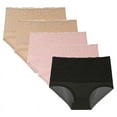 thumbnail image 1 of Soft Cotton Underwear Women Cotton Underwear Women, 5PC Women Lace High Waisted Body Shaper Shorts Shapewear Panties, 1 of 8