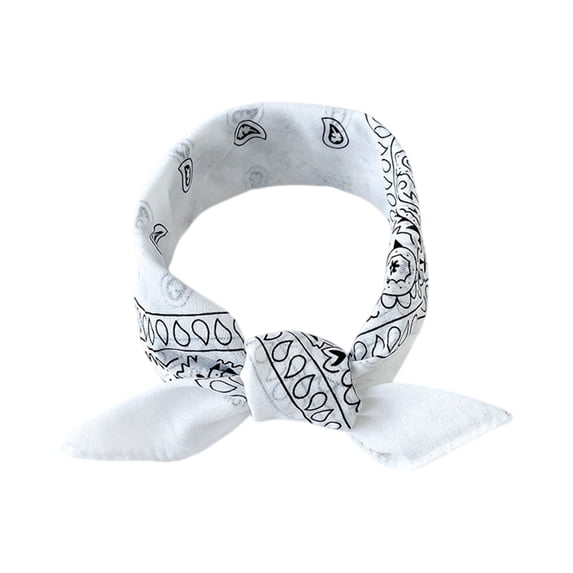 Soft Cotton Viscose Bandana 19''x19'' for Women and Men Multi-purpose Headband Hair Scarf Handkerchief as Gifts,One Size