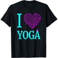 thumbnail image 1 of Soft Cotton - Woman's I Love Yoga T-Shirt - I Heart Yoga Meditation Shirt T-Shirt, 1 of 1