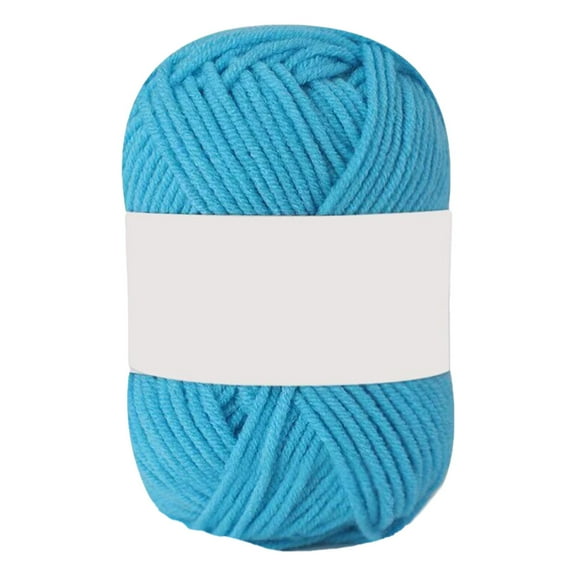 Soft Cotton Yarn Skeins 4-Ply Milk Cotton for Diy Knitting Doll Sweater Hats Scarf Shawl Craft Projects Versatile, 1 Roll of Yarn