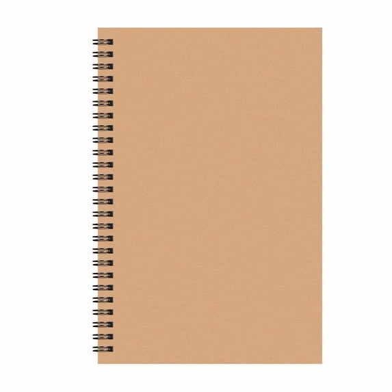 Soft Cover Blank A5 Notebook | Brown Kraft Paper Journal | Sketchbook, Drawing Book, Memo Diary | Subject Planner for Creative Projects A by ZZyuan