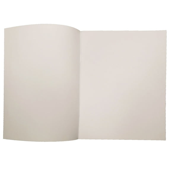 Soft Cover Blank Book, 7" x 8.5" Portrait, 14 Sheets Per Book, Pack of 12 | Bundle of 10 Packs