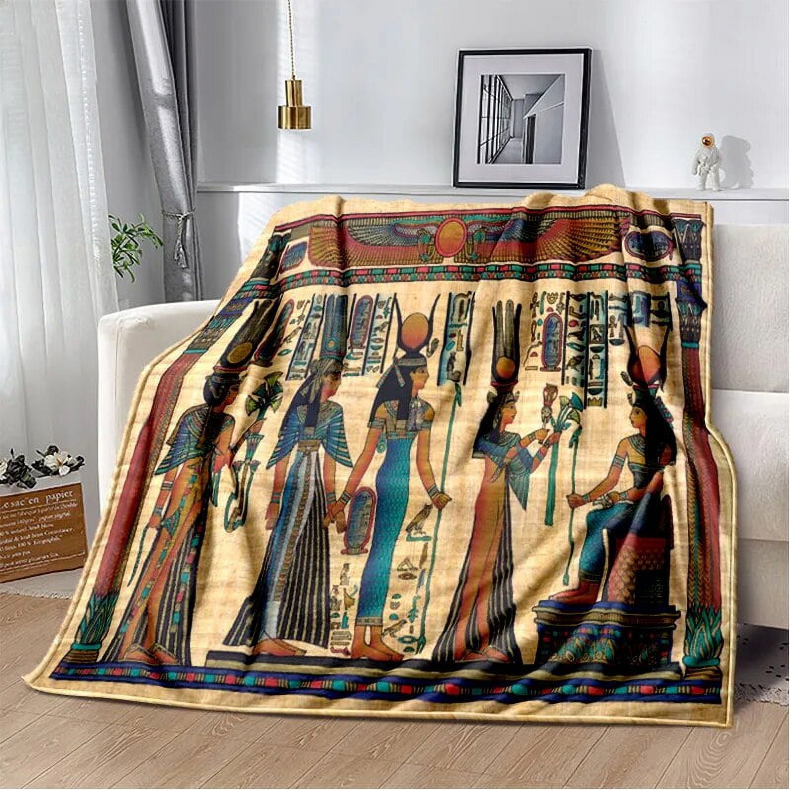 Soft Cover Eye of Horus Lightweight Warm Blankets for Bedroom Couch