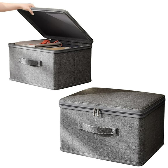 Soft Cover Large Household Clothing Folding Storage Box, Enlarged By 45X35X26 Home Textile Storage - 1 Storage Box, Cloth