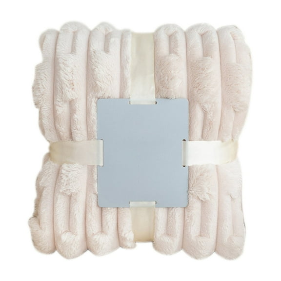 Soft Cozy 3D Knot Texture Throw Blanket for Couch Lightweight Striped Flannel Blanket All Season Comfort for Sofa Bed Camping Travel Indoor Outdoor Use