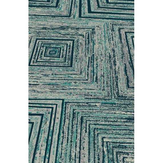 Soft Cozy Beach House Square Design Area Rug/ Carpet