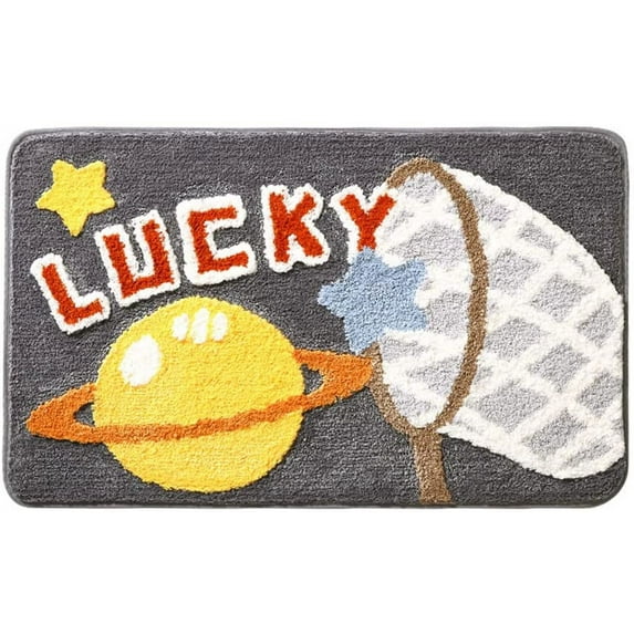 Soft Cozy Cartoon Bath Rugs Living Room Mat Bath Mats Non Slip Cute Door Mat Bathroom Carpet Bedroom Durable Kitchen Doormat Area Rug Runner Rug (16" X 24", 01)