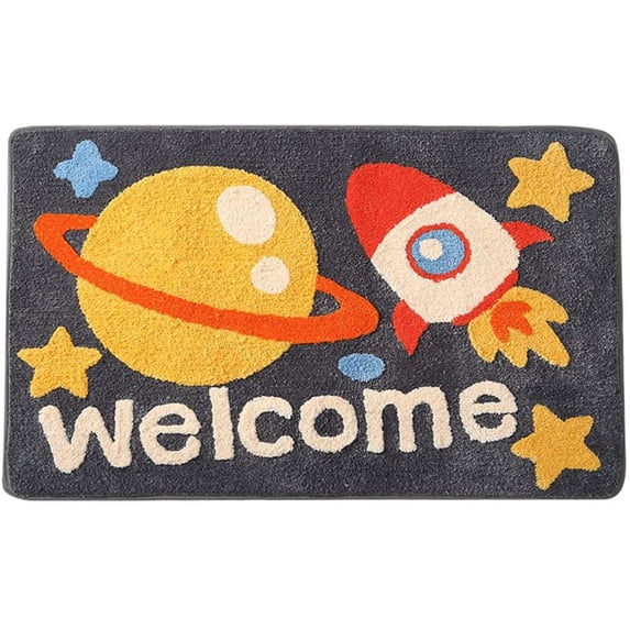 Soft Cozy Cartoon Bath Rugs Living Room Mat Bath Mats Non Slip Cute Door Mat Bathroom Carpet Bedroom Durable Kitchen Doormat Area Rug Runner Rug (16" X 24", 01)