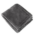 thumbnail image 1 of Soft Cozy Plush 60”L x 50”W Lightweight Reversible Microfiber Sherpa Throw Blanket for Adults, Kids, Pets, Beds, Couches and Loveseats in Charcoal Gray, 1 of 8